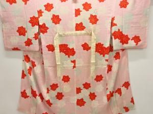 アンティーク　竜田川模様長襦袢